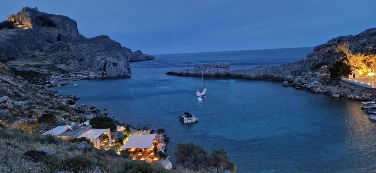 Lindos Luxury Belfry Apartment Luaran gambar